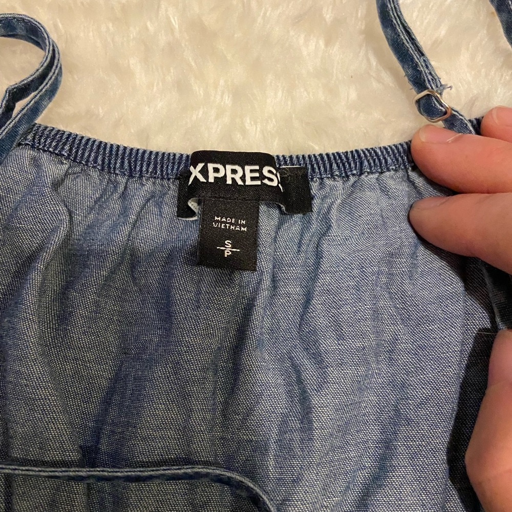 Express Denim Romper - Picture 2 of 3